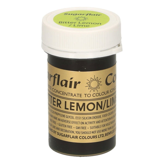 Sugarflair Pastenfarbe - BITTER LEMON/LIME 25 gr.