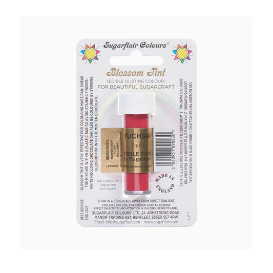Sugarflair Puderfarbe matt - Fuchsia 7ml