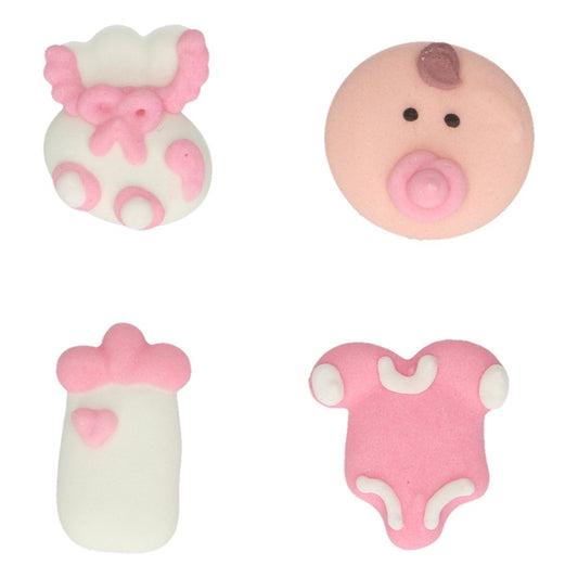Funcakes Zuckerdekoration - Baby Girl/8 Stk. MHD 2/26