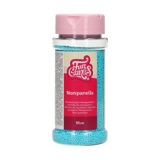 Funcakes Nonpareils Streusel - Hellblau 80 gr. MHD 09/25