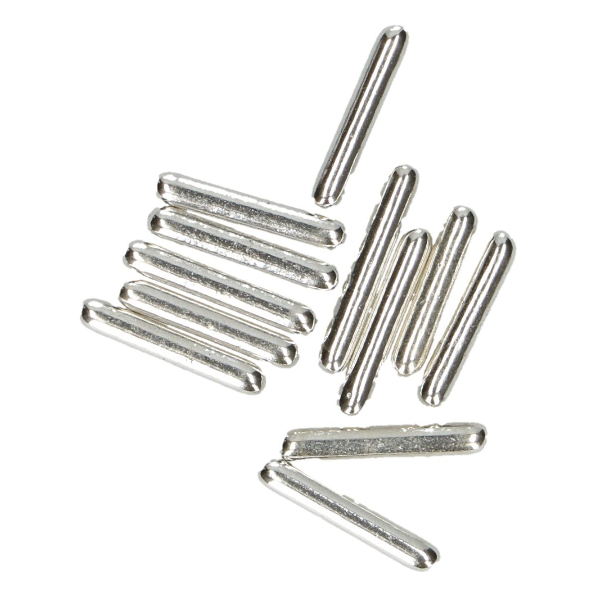 Funcakes Sugar Rods - Metallic Silber 70 gr.