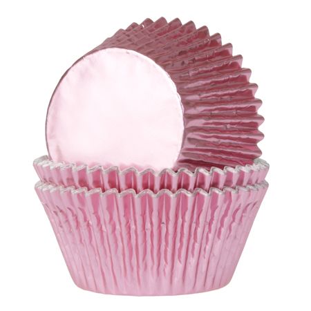 Muffin Förmchen Stark - Metallic Rosa/24 Stk.