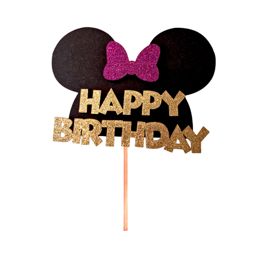 Papiertopper Minnie Maus Style