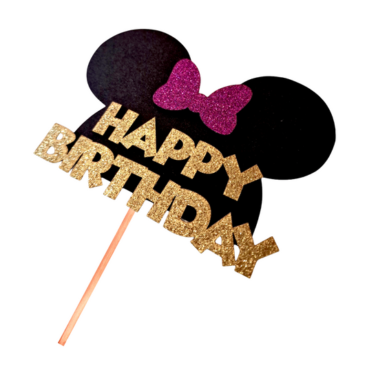 Papiertopper Minnie Maus Style