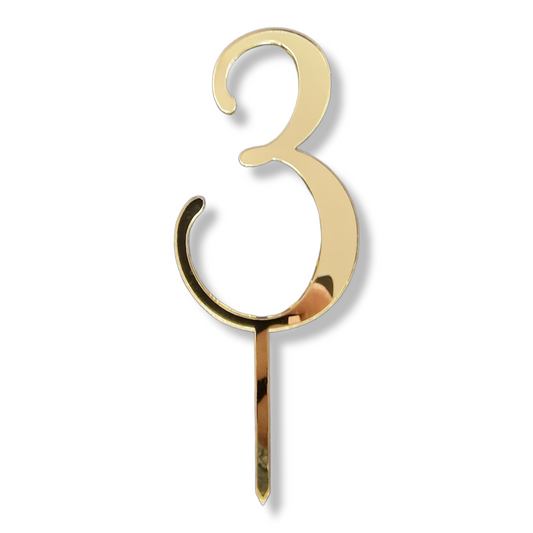 Acryl Zahlentopper 3