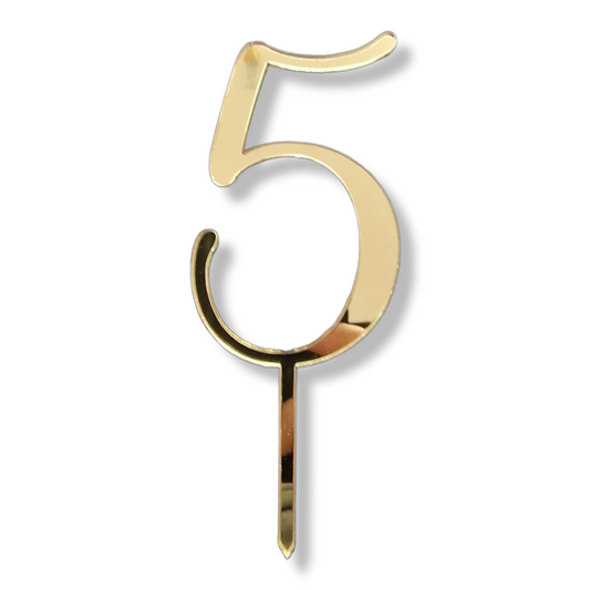 Acryl Zahlentopper 5