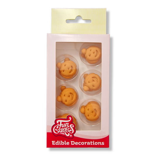 Zuckerdekoration - Lachende Kürbisse/12 Stk.