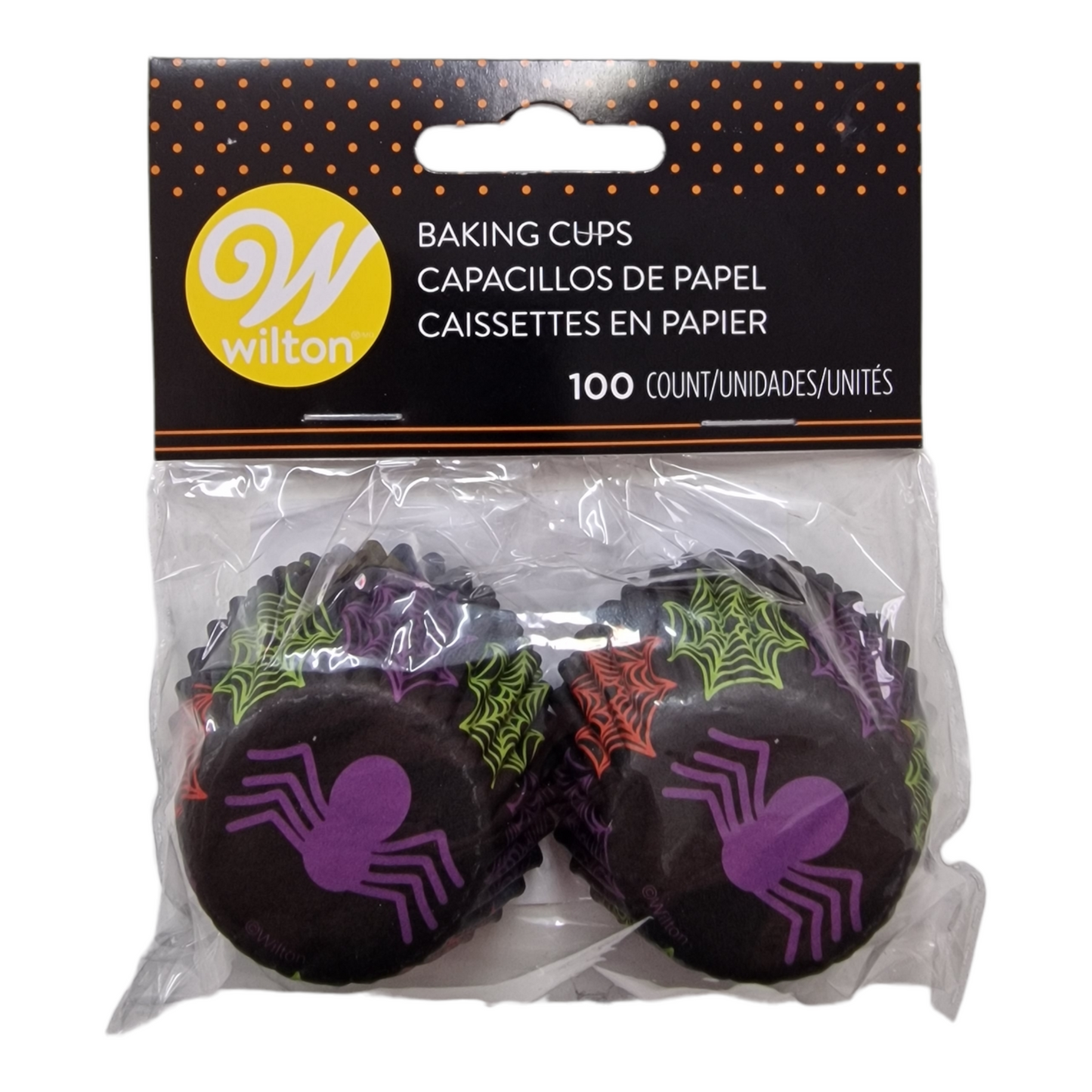 Wilton Mini Muffin Förmchen Spinnen/100 Stk.