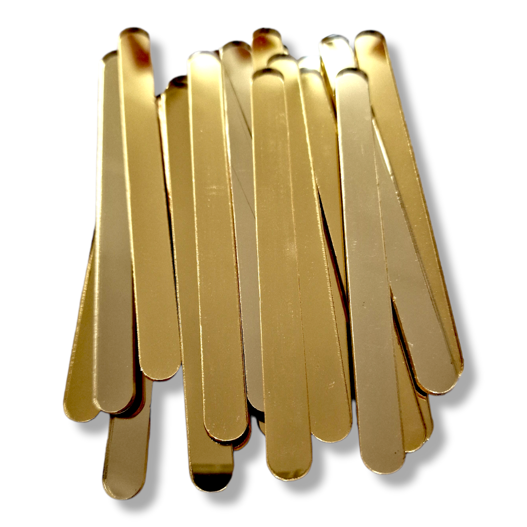 Acryl Eisstiele Gold/20 Stk.