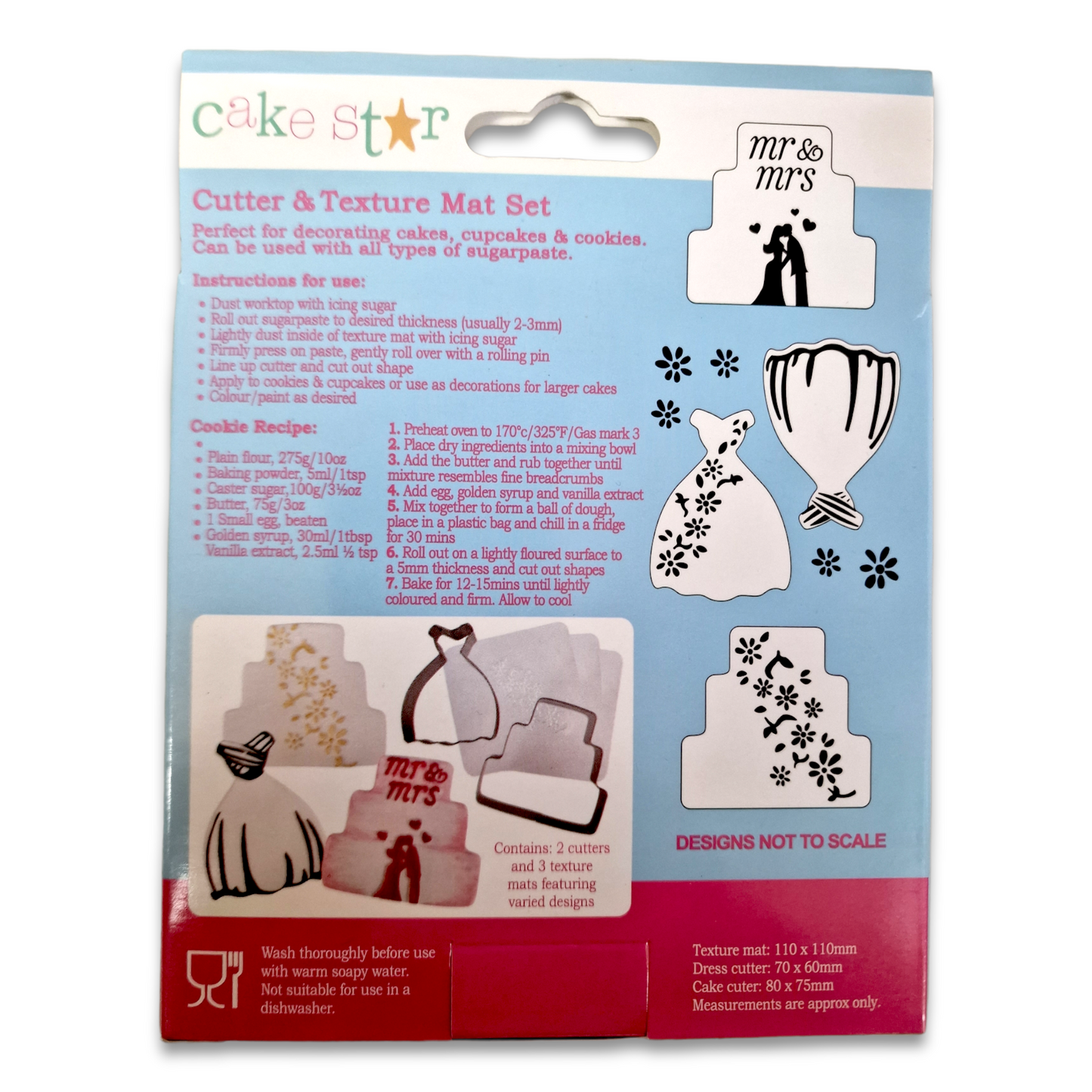 Hochzeit Ausstecher & Präger Set/5 tlg.