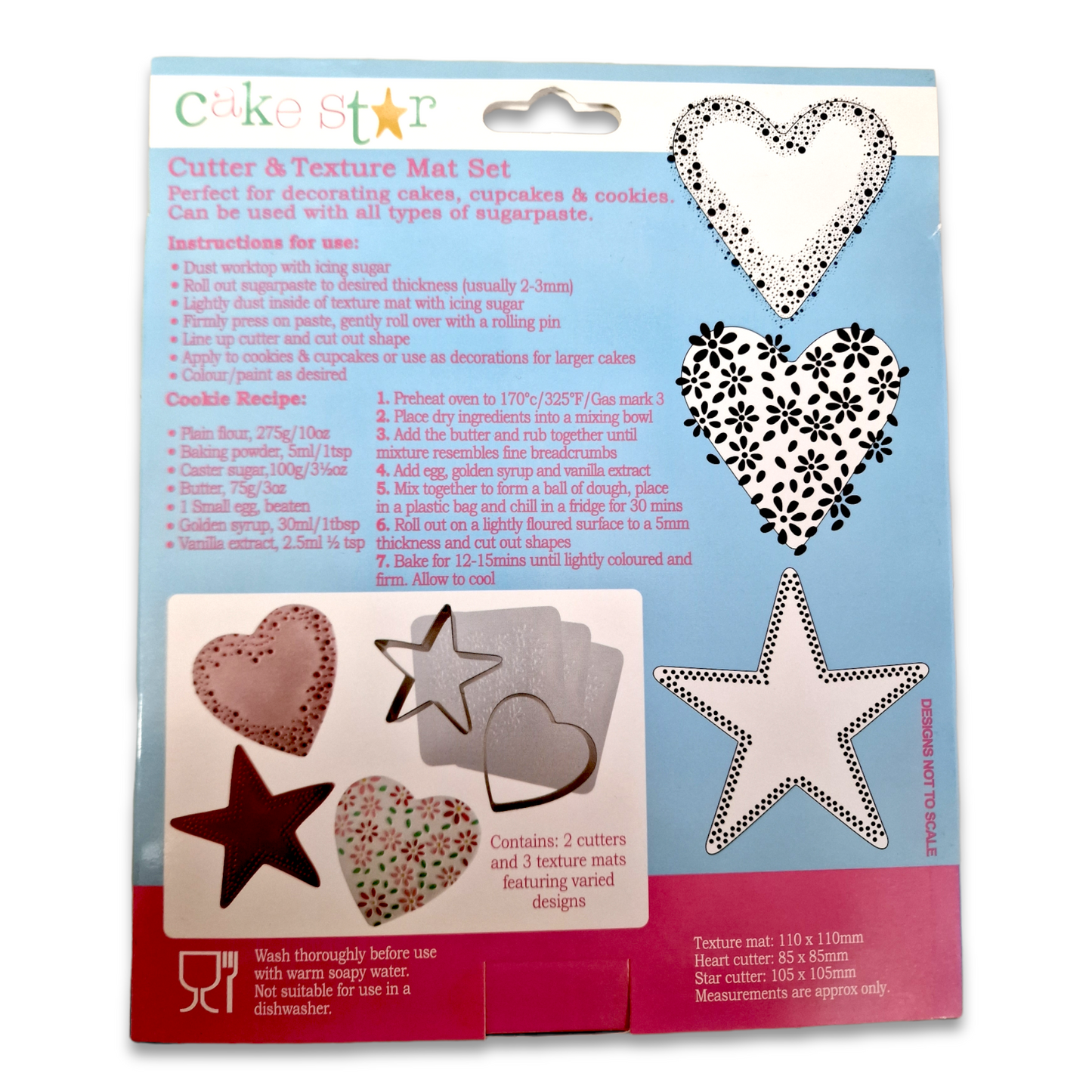 Herz & Stern Ausstecher & Präger Set/5 tlg.