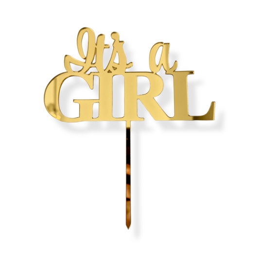 Acryltopper "It's a Girl"