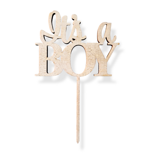 Holztopper "it's a BOY"