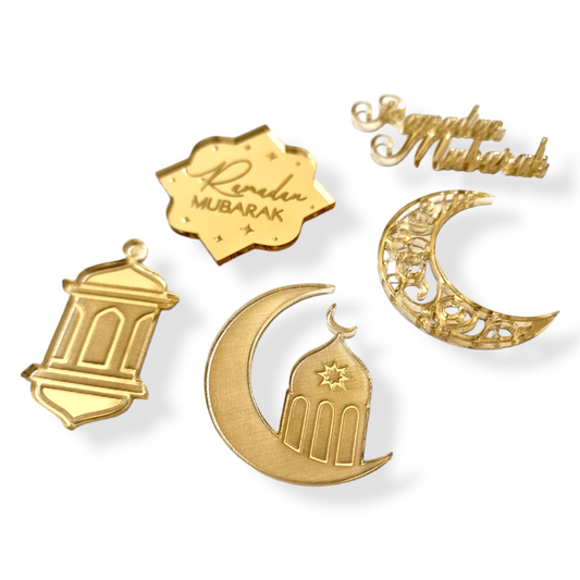 Acryl Charm Set "Ramadan" 5 teilig