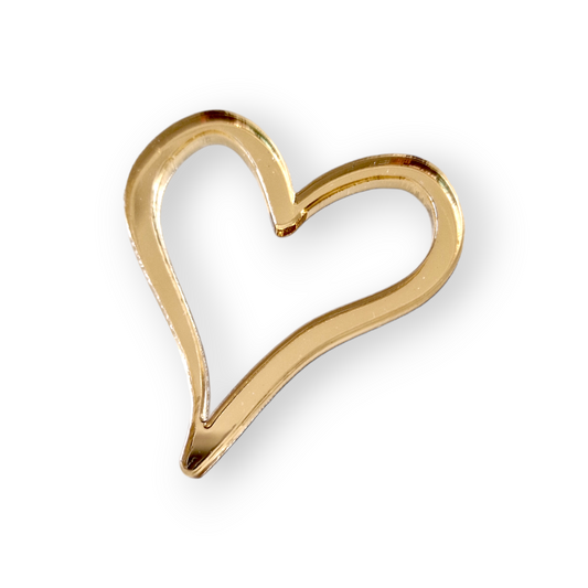 Mini Acryl Charm Herz Trendy