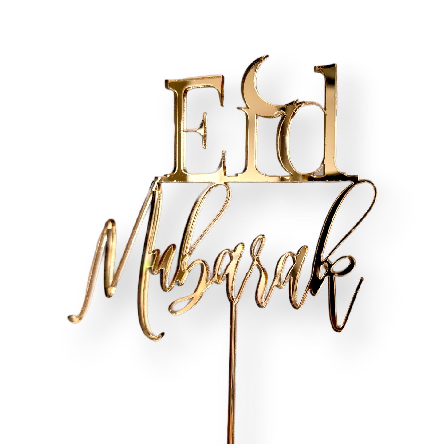 Acryltopper Eid Mubarak 1 Gold