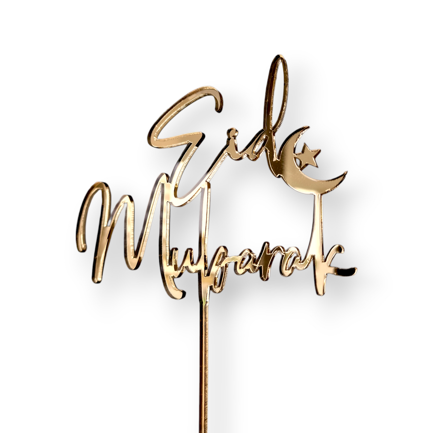 Acryltopper Eid Mubarak 2 Gold