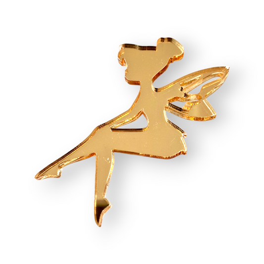 Acryl Charm Tinkerbell Motiv sitzend