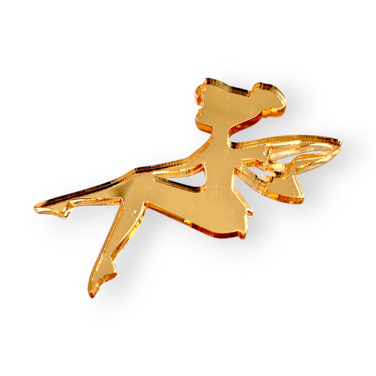 Acryl Charm Tinkerbell Motiv sitzend