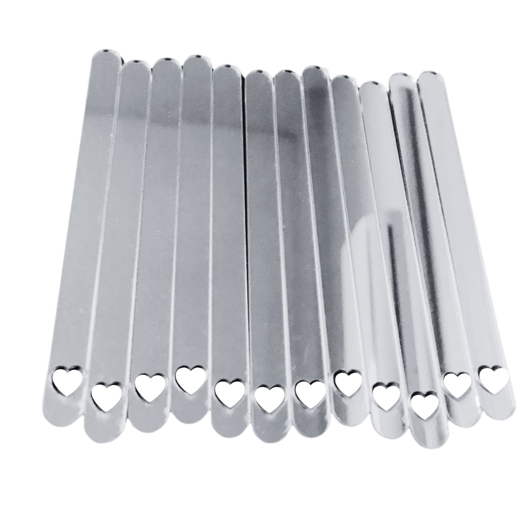 Acryl Eisstiele Silber/20 Stk.