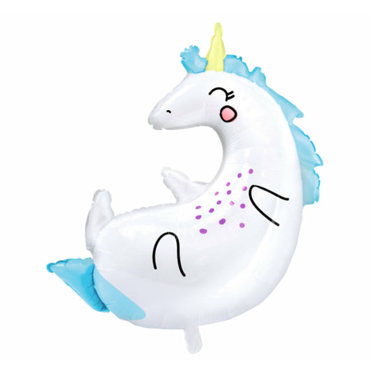 Folienballon Einhorn 75cm