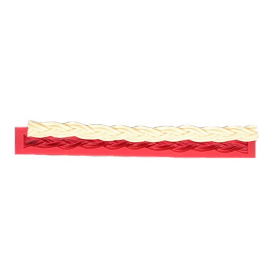 Silikonform - Kordel/geflochtenes Band 22,3 cm