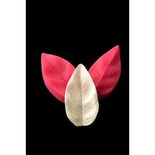 Silikonform - Blattveiner (Rosen- Straußblätter) 6,5 cm