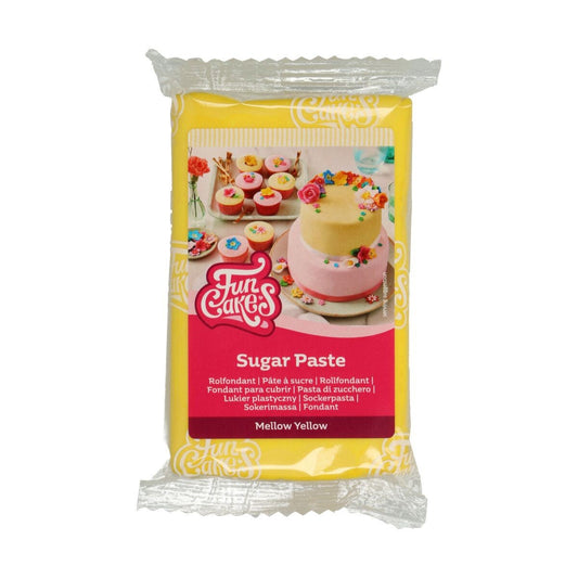 Funcakes Rollfondant - Mellow Yellow 250 gr. MHD 03/25