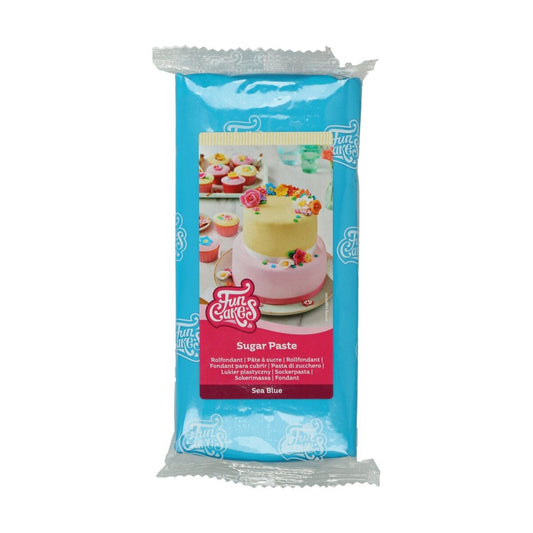 Funcakes Rollfondant - Sea Blue 1kg MHD 02/25