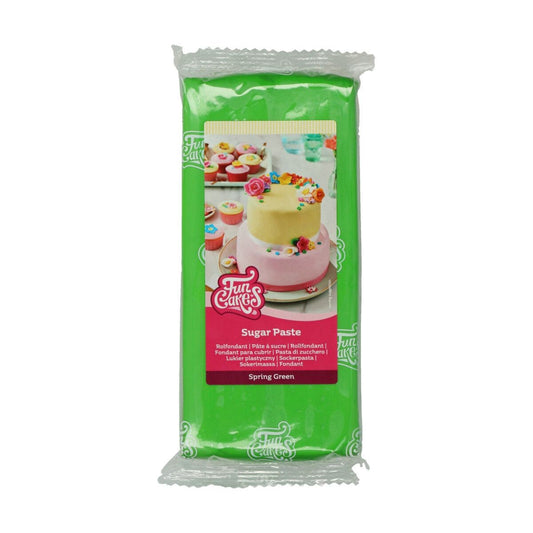 Funcakes Rollfondant - Spring Green 1kg MHD 02/25