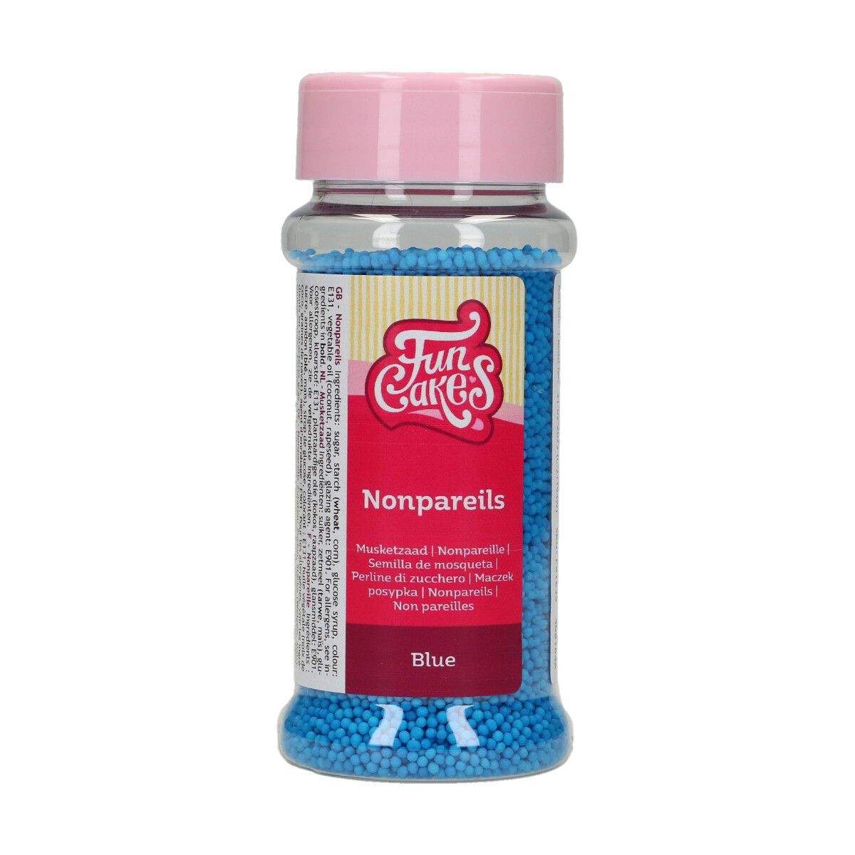 Funcakes Nonpareils Streusel - Blau 80gr.