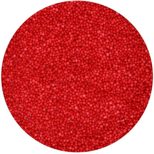 Funcakes Nonpareils Streusel - Rot 80gr. MHD 08/25
