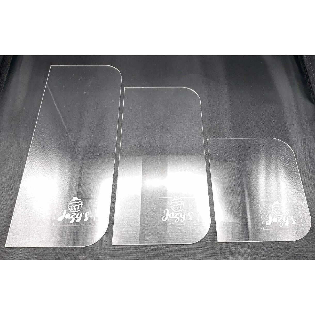 Jazy's Tortenspachtel Set/3 Stk. (Acryl)