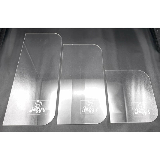 Jazy's Tortenspachtel Set/3 Stk. (Acryl)