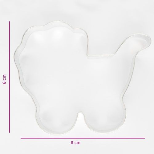 Keksausstecher - Kinderwagen 8 cm