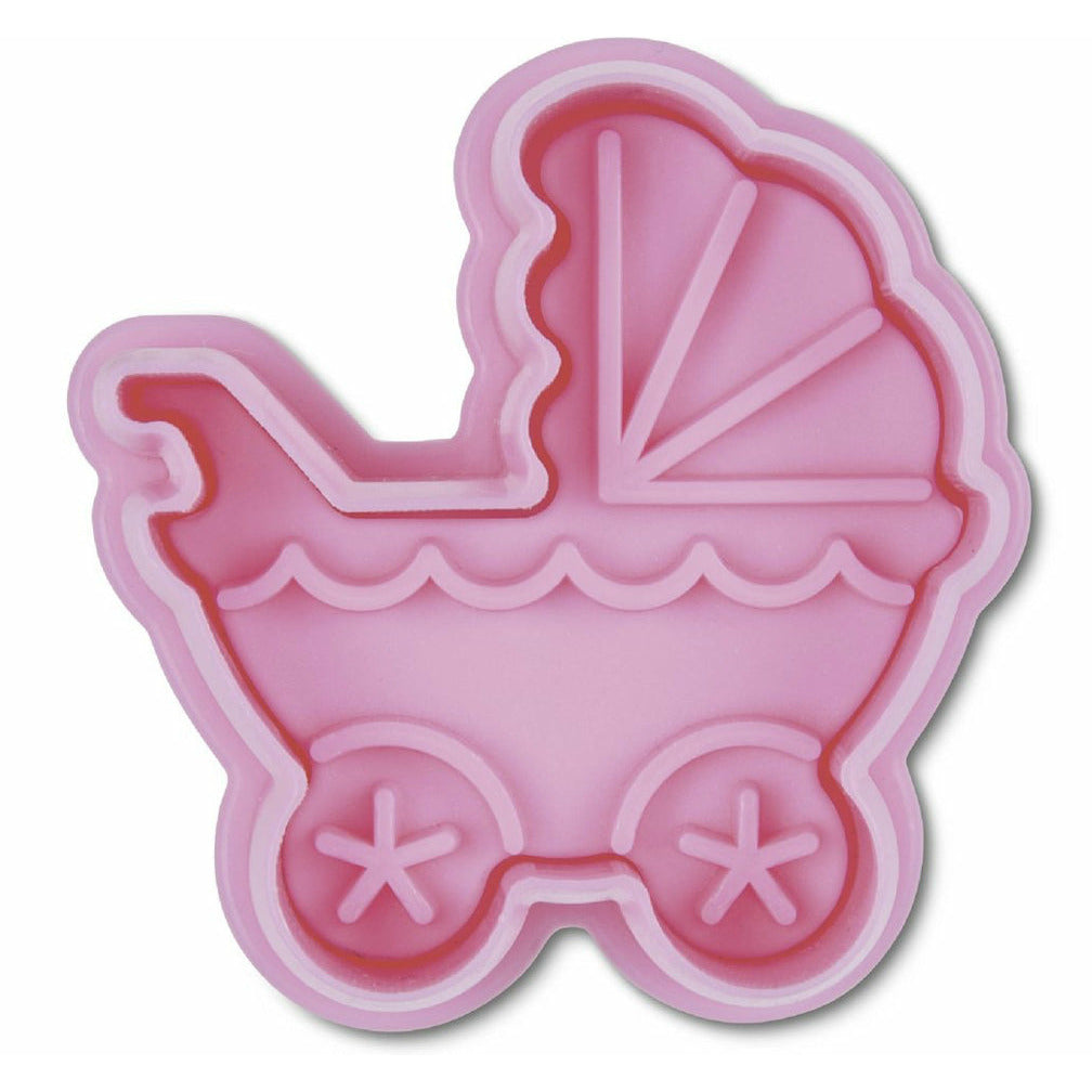 Ausstecher mit Auswerfer - Kinderwagen 5 cm