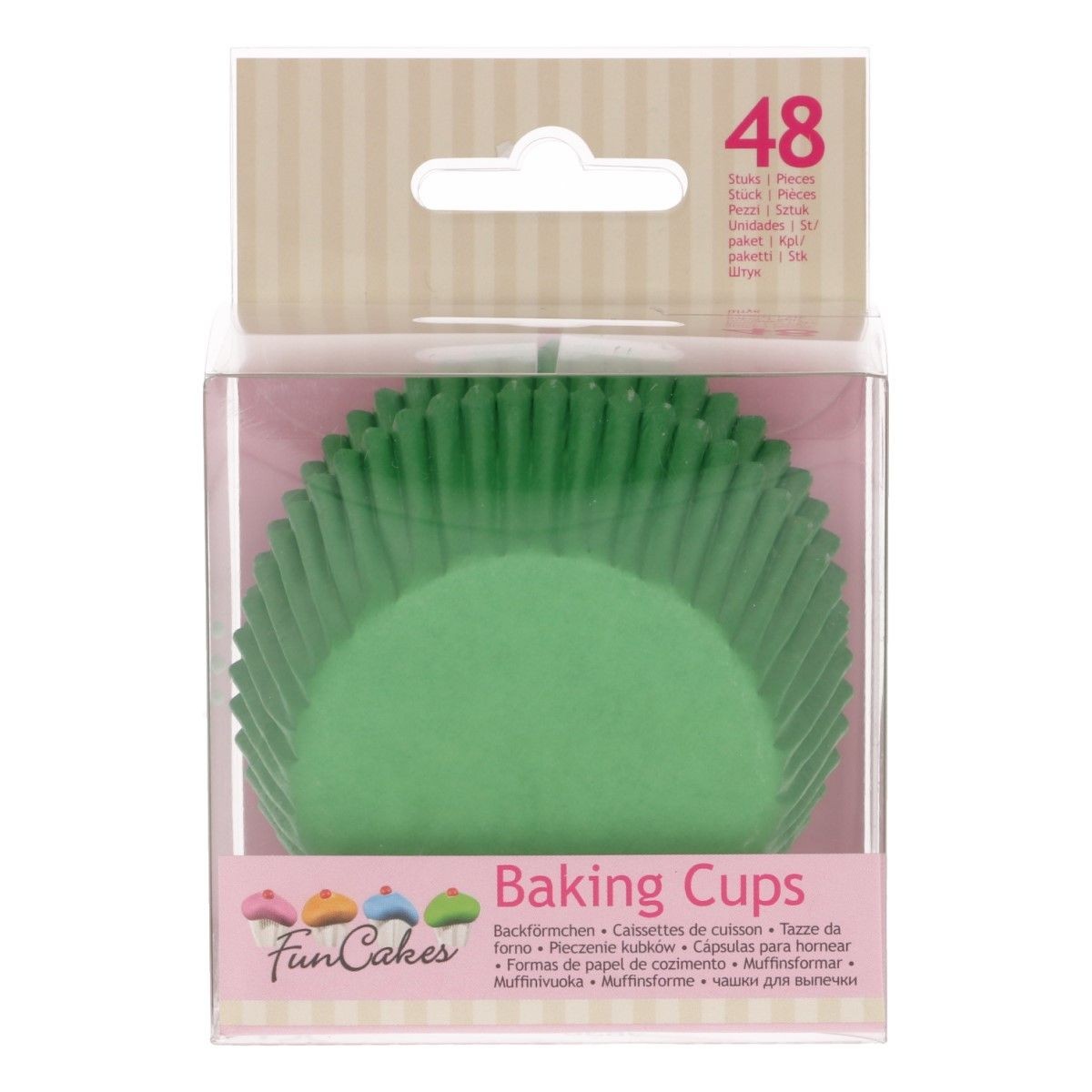Muffin Förmchen - Grün/48 Stk.