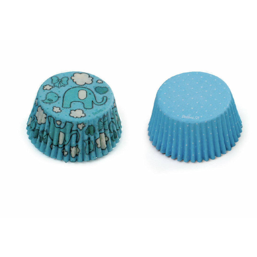 Muffin Förmchen - Elefant Blau/36 Stk.