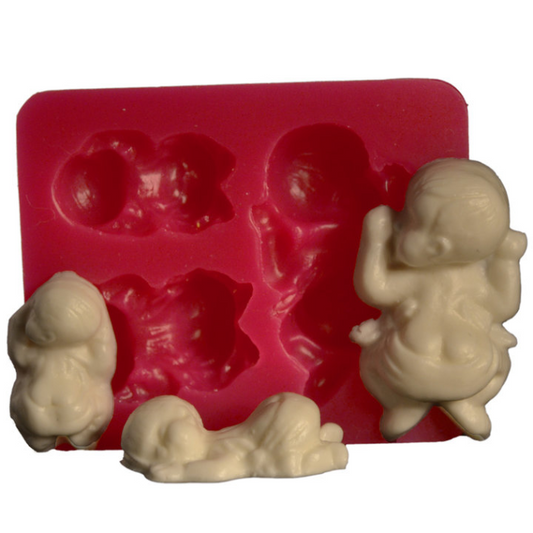 Silikonform - Babys Set 3tlg.