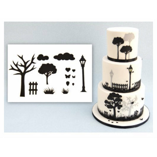 Patchwork Ausstecher - Countryside Silhouette Set