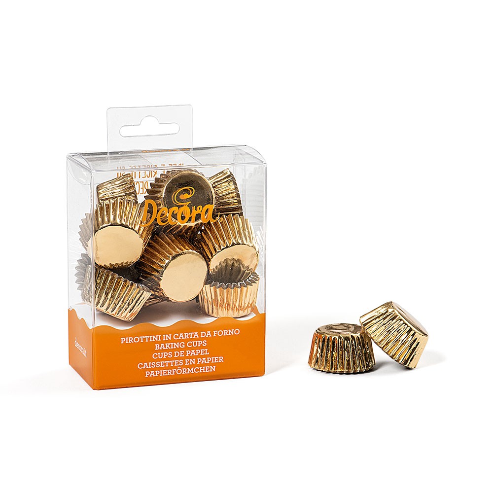 Pralinenkapseln Gold/180 Stk. (backfest)