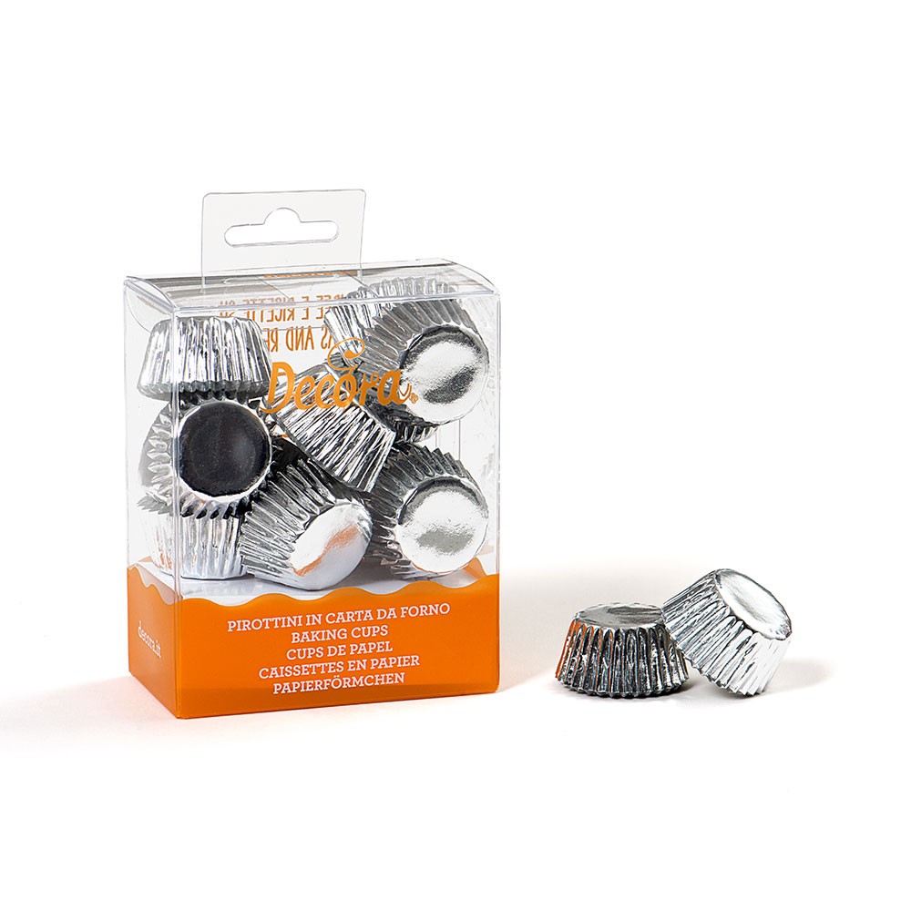 Pralinenkapseln Silber/180 Stk. (backfest)
