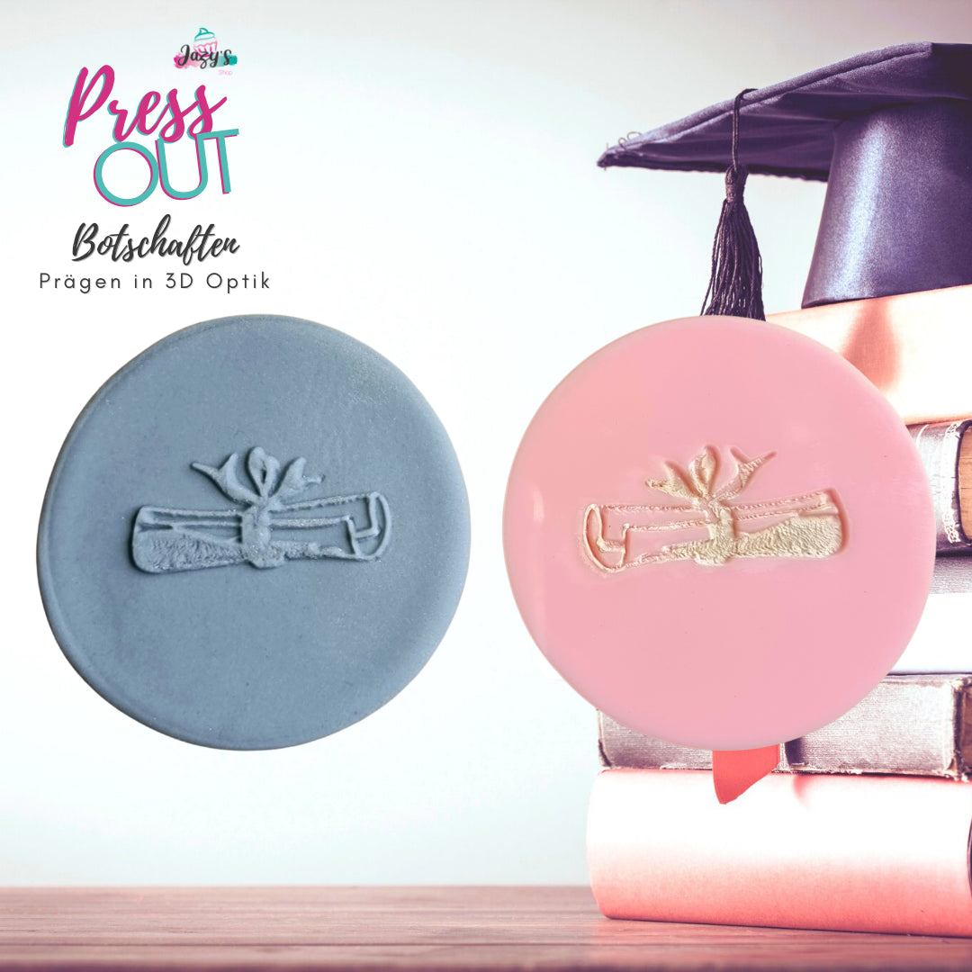 Press Out Cookie Stamp Diplom