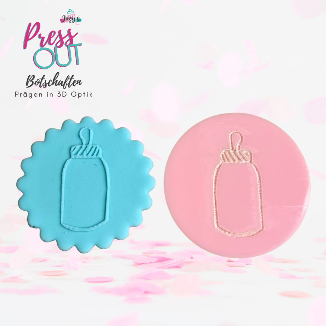 Press Out Cookie Stamp Fläschchen