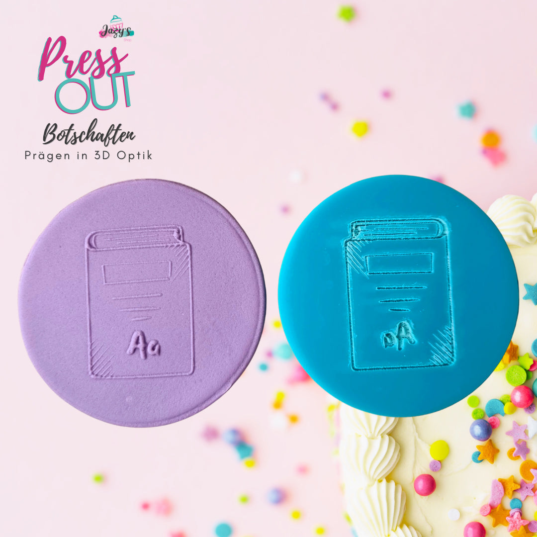 Press Out Cookie Stamp Schulbuch