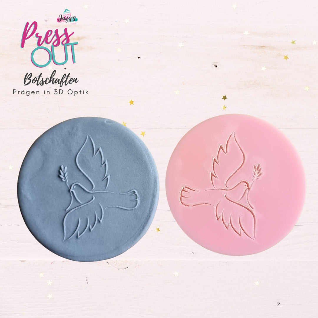 Press Out Cookie Stamp Taube