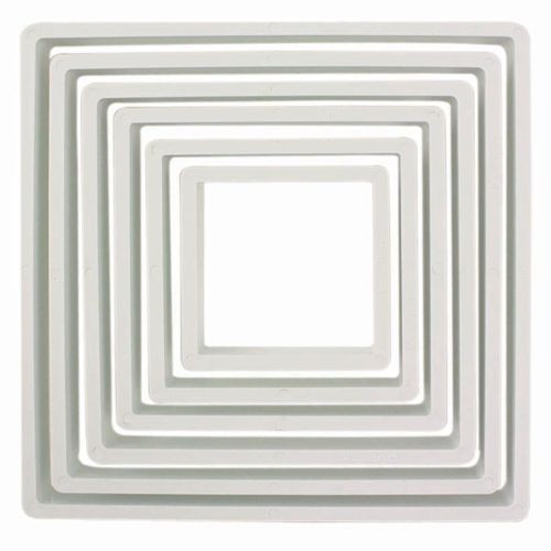 Quadrat Ausstecher Set 6 tlg.