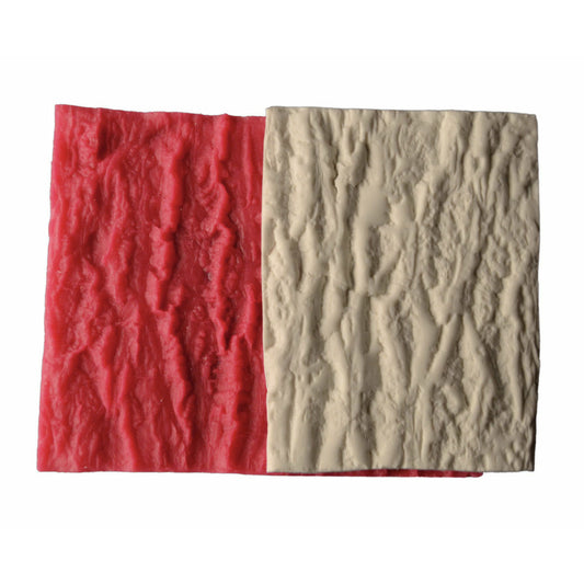 Silikonform Prägematte - Baumstamm Rinde