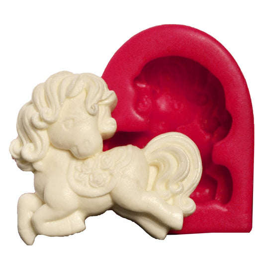 Silikonform - Ponyfigur 8 cm