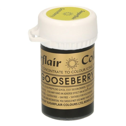 Sugarflair Pastenfarbe - GOOSEBERRY 25 gr.